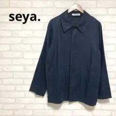 seya. (セヤ) シャツジャケット　ブルゾン Seya. - TAILORED SHIRT JACKET (size-S) ¥24000+tax | KODONA