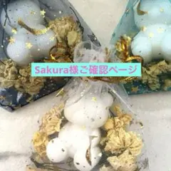 Sakura様ご確認ページ
