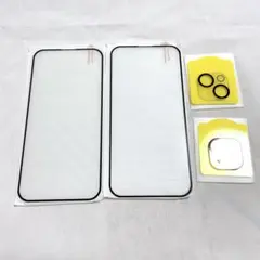 ⭐️iPhone15 6.7インチ ガラスフィルム カメラフィルム 2枚