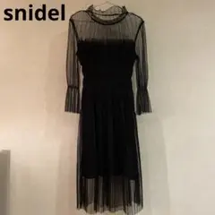 お値下げ snidel スナイデル チュールワンピース