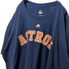 マジェスティックMLBアストロズ#1コレア Tシャツネイビー紺色2XL古着