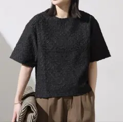 美品 24SS ジャーナルスタンダード シャーリングハーフスリーブTシャツ