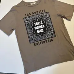 プリントTシャツ　レディースL