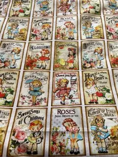 ‪ஐ‬⋆*レトロなアメリカンchildren5 生地約45×110