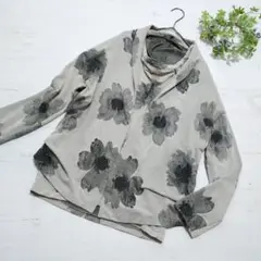 美品♪Y's ワイズ ヨウジヤマモト 花柄 コットンニット アンサンブル S〜M