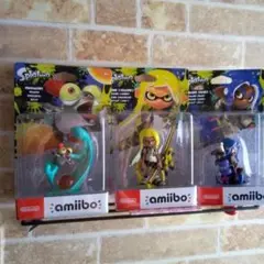 新品未開封 amiibo スプラトゥーン トリプルセット アミーボ フィギュア