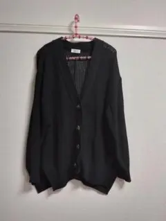 ROMEO 黒 カーディガン　スリット入り