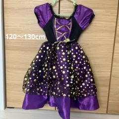仮装　ハロウィン　ワンピース　魔女　120〜130cm