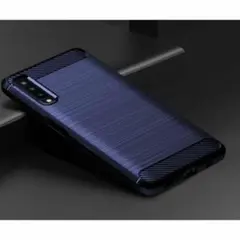 ギャラクシー　A7　　GALAXY 　A7　 ソフトケース　　濃紺　管理0-濃紺