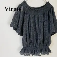 Virgirl バーガール レース トップス 半袖 黒 ブラック サイズM