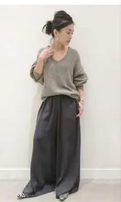 ap studio オーバーサイズ コットンニット