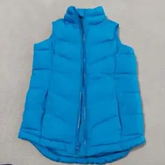 GapKids 青 中綿ベスト 　サイズ130センチ