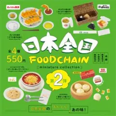 全4種 日本全国フードチェーン ミニチュアコレクション 第2弾 コンプリート