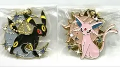 【新品未開封】ポケモン 一番くじ H賞 メタルチャーム【ブラッキー＆エーフィ】