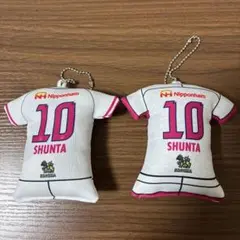 セレッソ大阪　田中駿汰ユニフォームクッションキーホルダー　アウェイ2種
