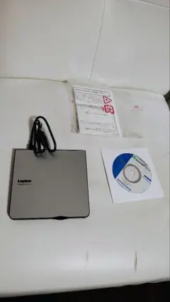 【美品】Logitec DVD Hyper Multi ポータブルDVDドライブ
