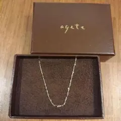 agate ネックレス K10