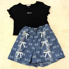 リセマイン　110cm Tシャツ　ショートパンツ