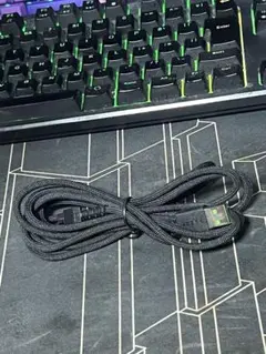 Razer 純正 USB-A to Micro-USB ナイロン編み込みケーブル