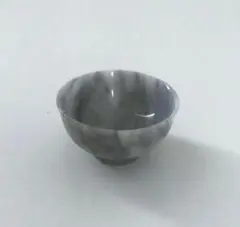 グレーのマーブル模様の茶碗2