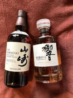 サントリー 響ジャパニーズハーモニー700mlとサントリー山崎700ml