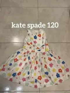 Kate Spade 花柄　ノースリーブワンピース 120