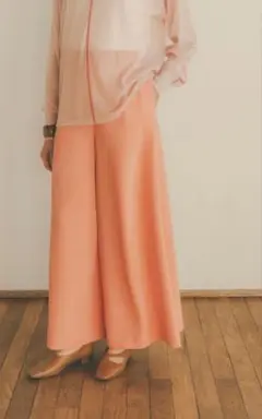 クラネ　GEORGETTE LOOSE WIDE PANTS