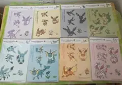 ポケモン　イーブイコレクション　ステッカー　8種類