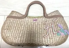 ANYA HINDMARCH かごバッグ Hマーク