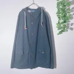 Navy メンズ フルジップパーカー ビッグサイズ L