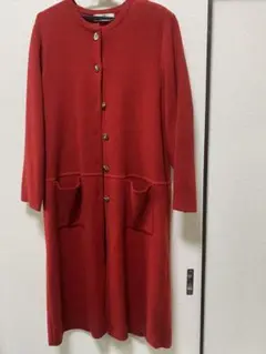 chamois royal 赤　カーディガン　ロング　インポート