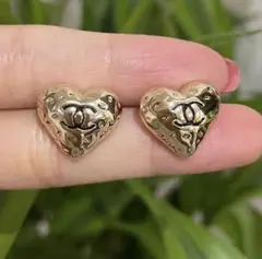 A253 CHANEL ヴィンテージ チャーム ピアス ココマーク