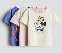 【未使用】h&m ミニー 120/130 Tシャツ ２点セット