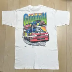 90s古着 ヴィンテージ Tシャツ レーシングカー　ジェフゴードン 両面プリント