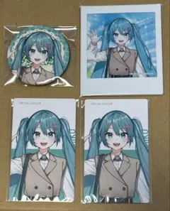プロセカ　クリエイターズフェスタ　エピカ　チェキ　缶バッジ　初音ミク