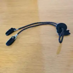 帽子用あごひも　猫型留め具付き