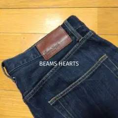 BEAMS HEART ストレートデニム M ダークブルー