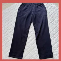 【ユニクロ】カジュアルパンツ ウエストゴム ブラック M 前後ポケット付き 美品