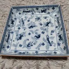 たち吉！四角皿！/遊魚/ 角盛鉢/ 未使用