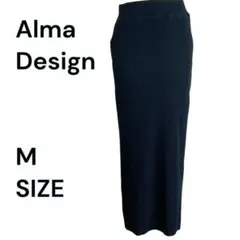 【8月末削除】韓国風♡美脚◎Alma Design※タイトロング(黒M)スリット