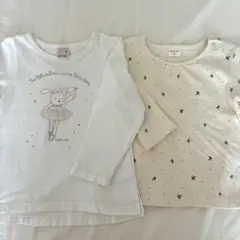 女の子Tシャツ90サイズ2枚セット