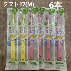 タフト17 M(ミディアム) 6本セット　子ども歯ブラシ　虫歯予防　オーラルケア