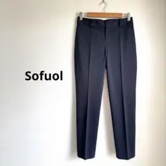 美品✨ Sofuolソフール スラックス キレイめスラックス ネイビー 36