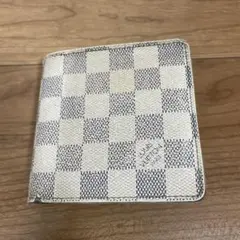 Louis Vuitton ダミエ 二つ折り財布 正規品