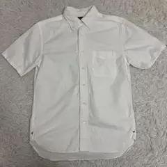 美品✨ビームスプラス 半袖シャツ オックスフォード ボタンダウン ホワイト S