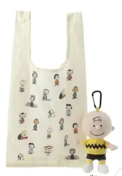 SNOOPY ぬいぐるみエコバッグ チャーリーブラウン Peanuts