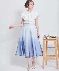 Noela⭐︎新品未使用タグ付き⭐︎ グラデオーガンジースカート