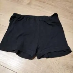 黒のコットンショートパンツ M