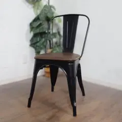 【新品訳あり】ヴィンテージスタイル　おしゃれスチール製チェア アウトレット