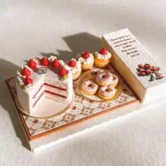 ＊ミニチュア＊いちごのケーキセット④